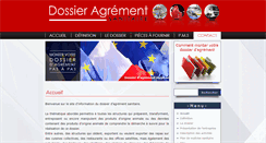 Desktop Screenshot of dossier-agrement-hygiene.com
